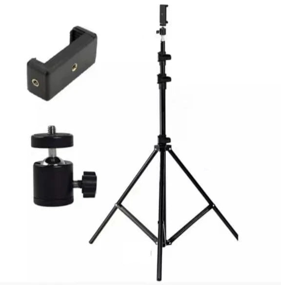 Trépied Tripod Professionnel 2m avec support de téléphone