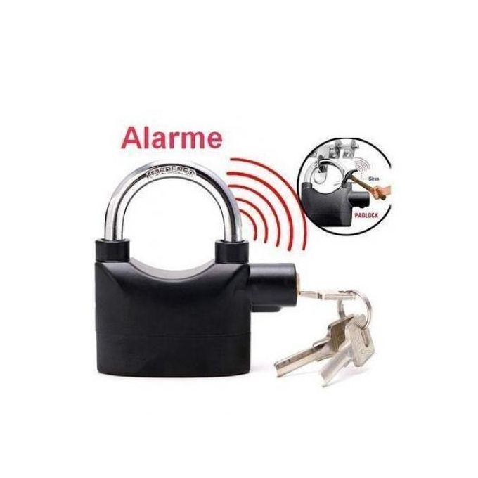 Cadenas Alarme Antivol puissance sonore 110 dB – Waterproof