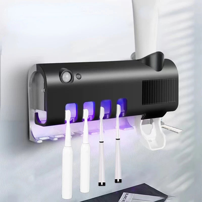 Distributeur de dentifrice et stérilisateur de Brosses à Dents