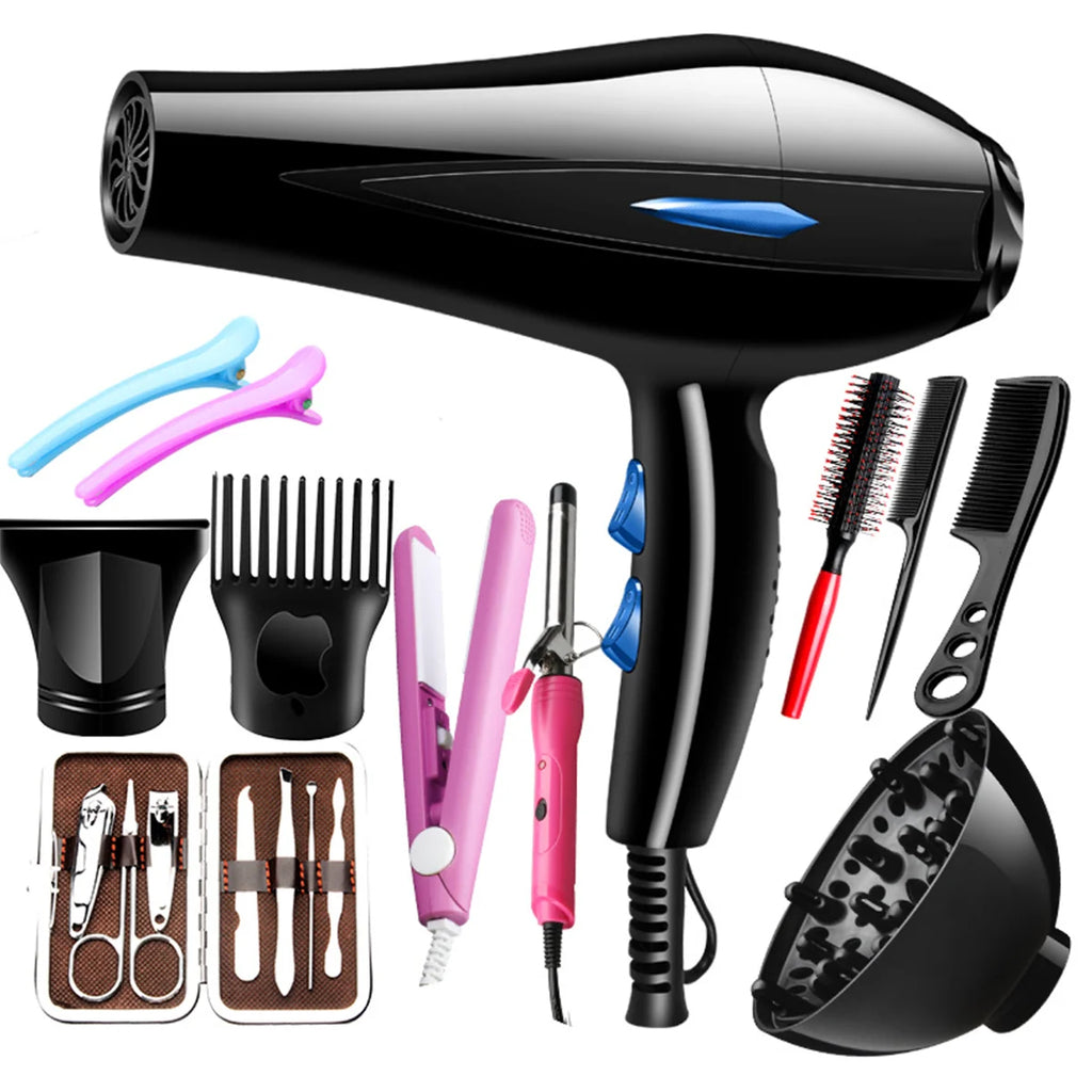 Kit complet de soin de cheveux et accessoires de beauté