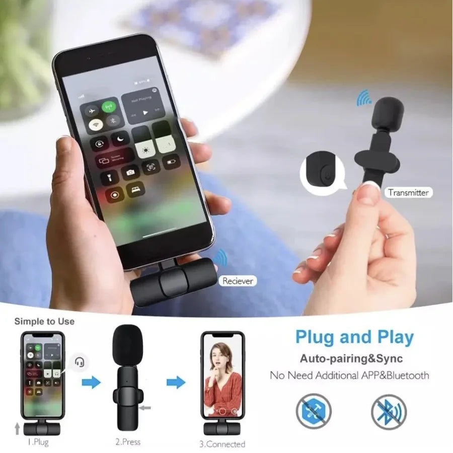 Kit de 2 Micro Cravate Sans Fil K9