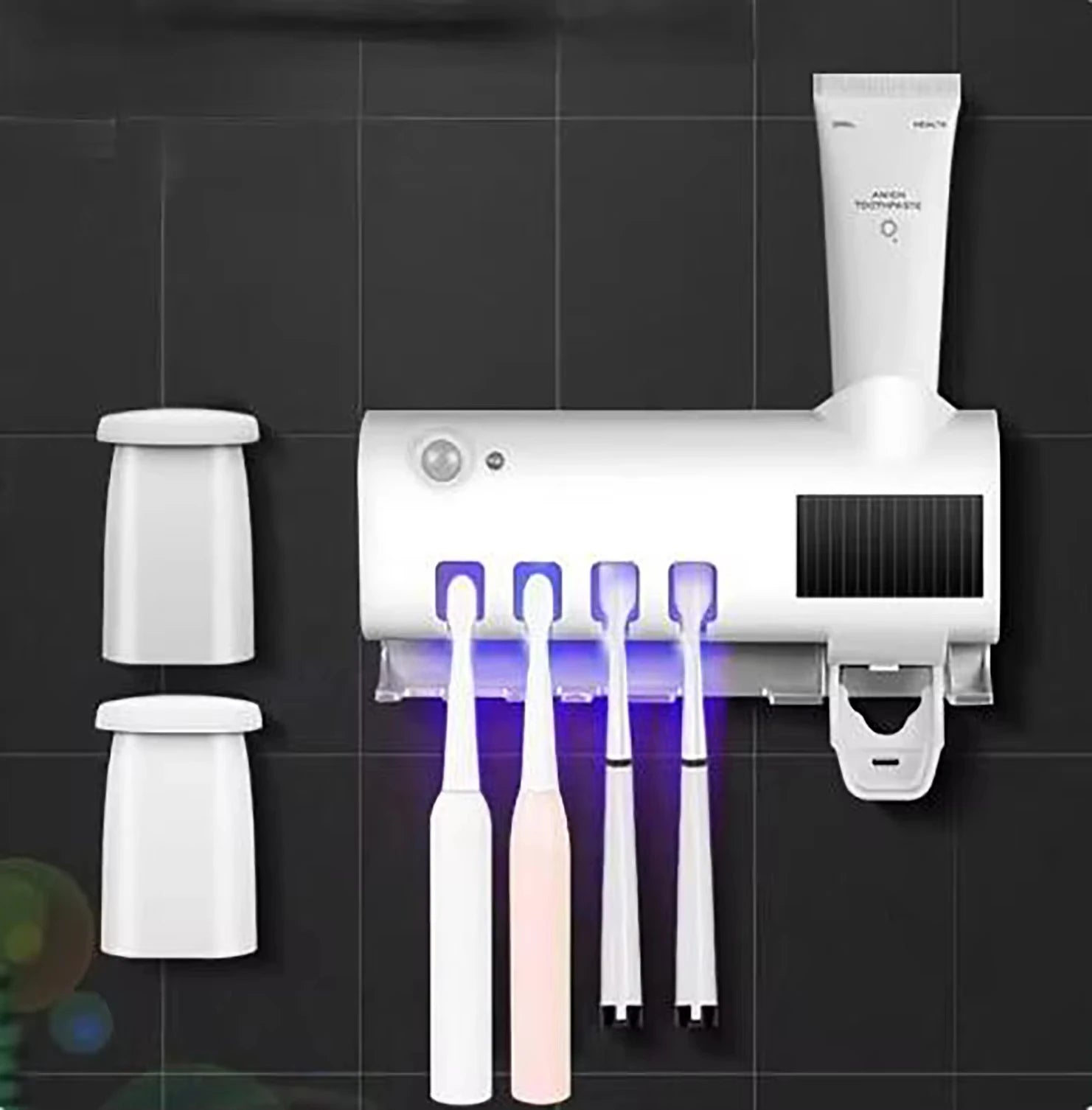 Distributeur de dentifrice et stérilisateur de Brosses à Dents