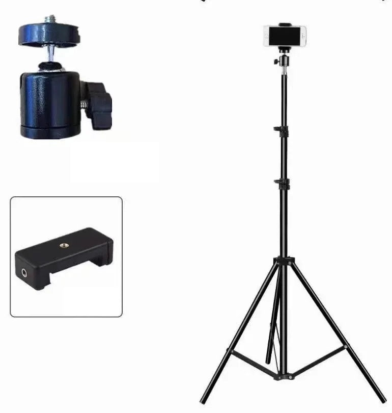 Trépied Tripod Professionnel 2m avec support de téléphone