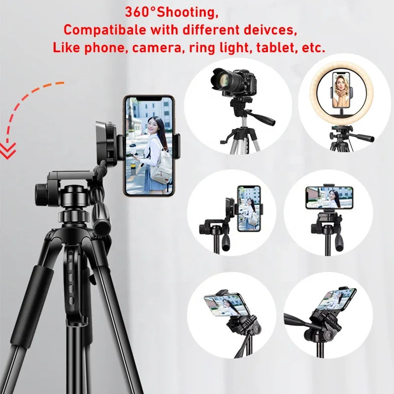📸 Trépied Professionnel 3366 + télécommande bluetooth – Des vidéos stables comme un pro !
