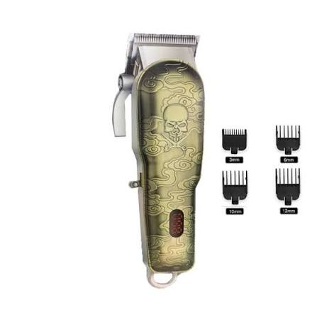 Tondeuse Professionnelle Geemy GM-6673 + Cape de Coiffure Offerte