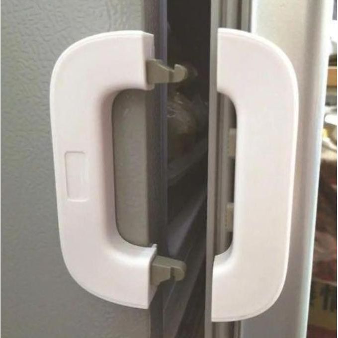 🔒 Crochet verrou – Bloque Porte pour Armoire & Réfrigérateur