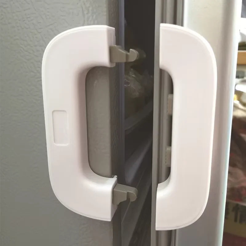 🔒 Crochet verrou – Bloque Porte pour Armoire & Réfrigérateur