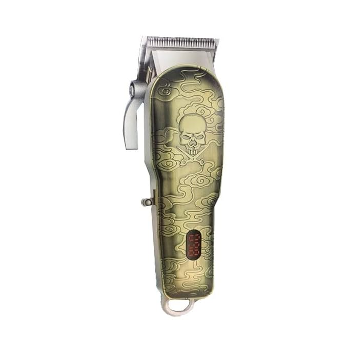 Tondeuse Professionnelle Geemy GM-6673 + Cape de Coiffure Offerte