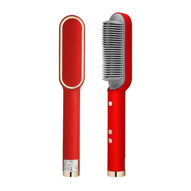 Brosse Lissante Chauffante – Lissage & Coiffage Facile