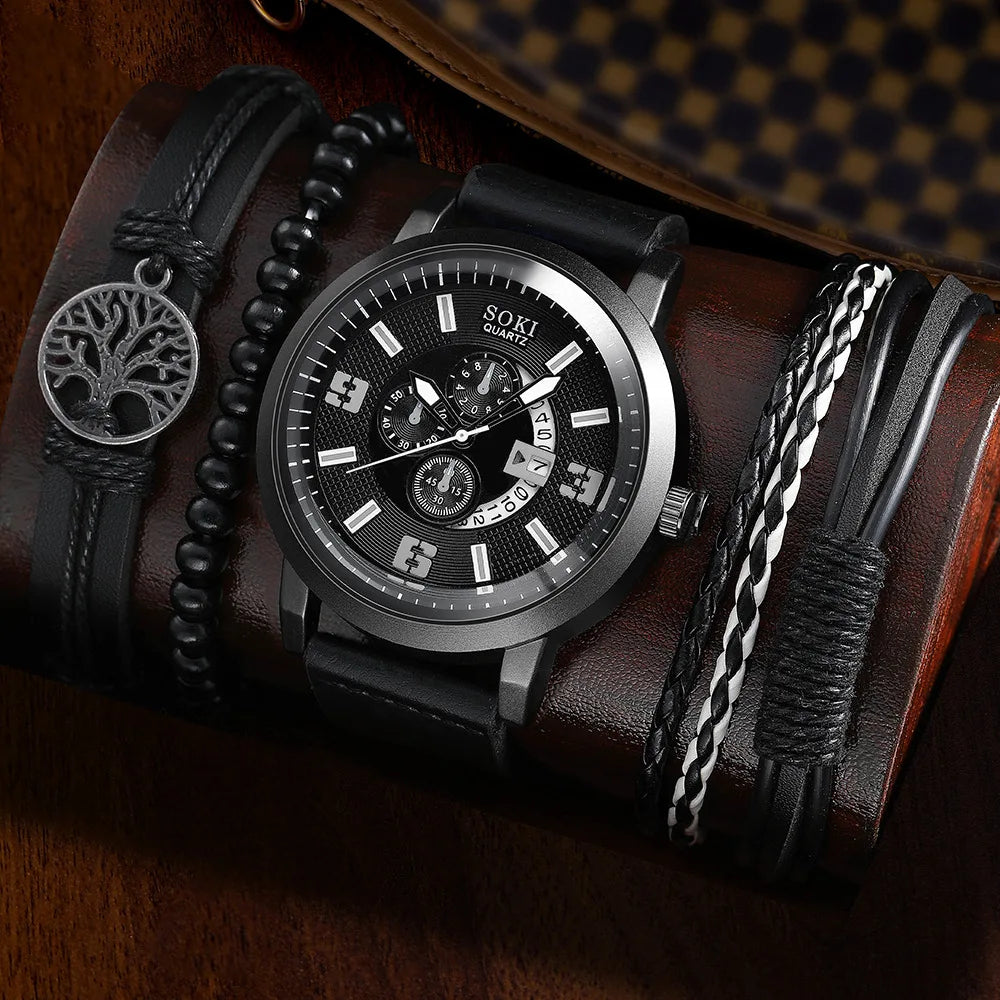 Montre Homme SOKI Avec coffret et bracelet
