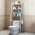 Étagère de Rangement 3 Niveaux pour Salle de Bain & Toilettes