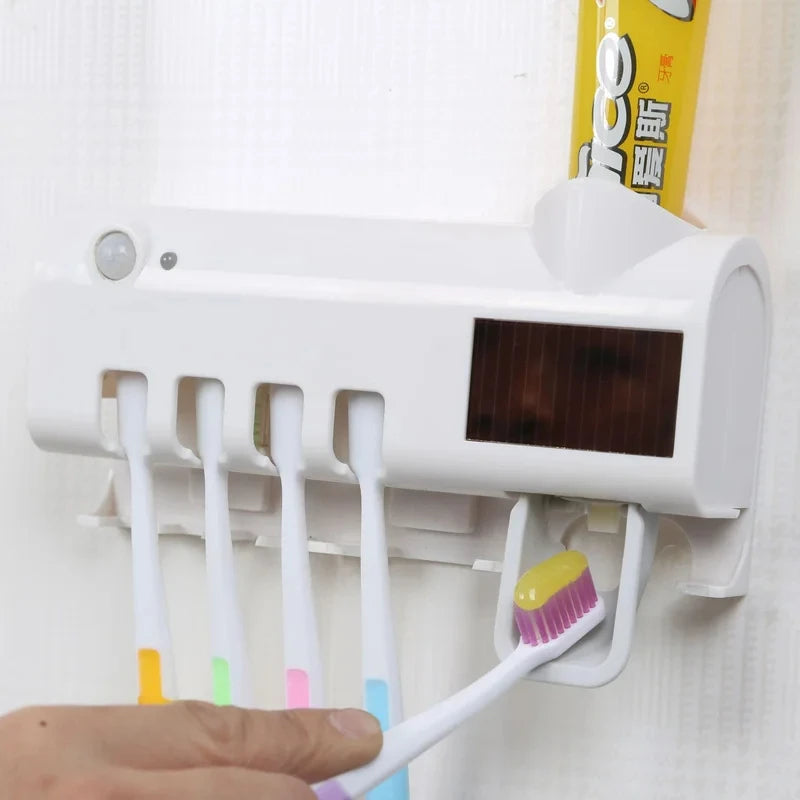 Distributeur de dentifrice et stérilisateur de Brosses à Dents