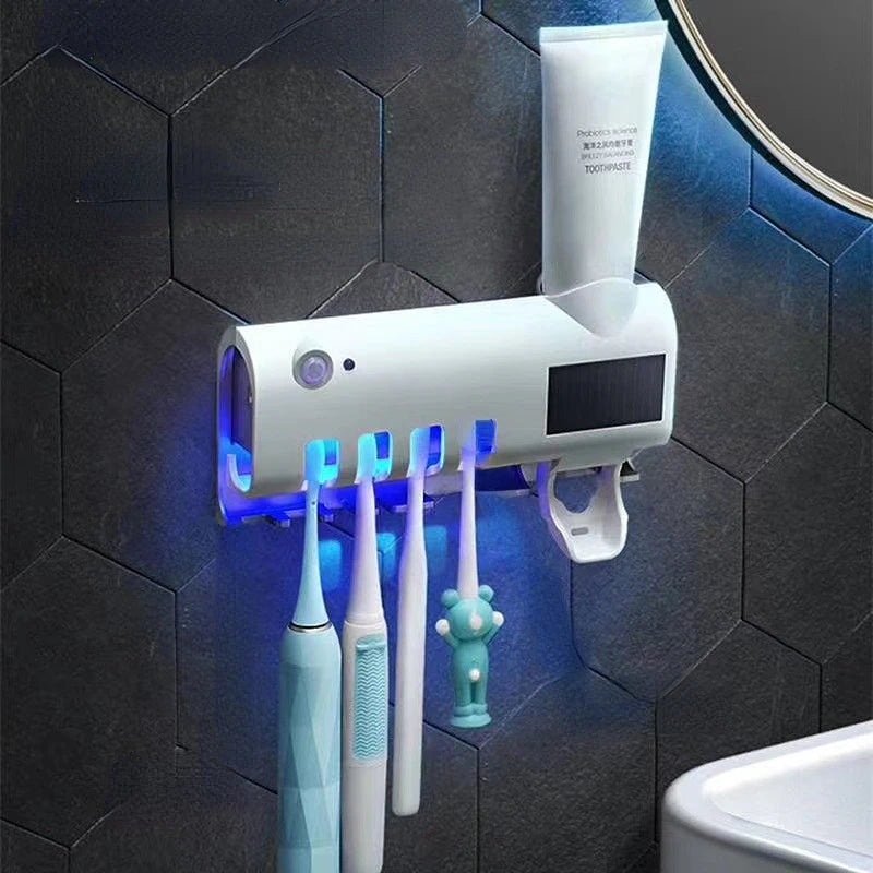 Distributeur de dentifrice et stérilisateur de Brosses à Dents