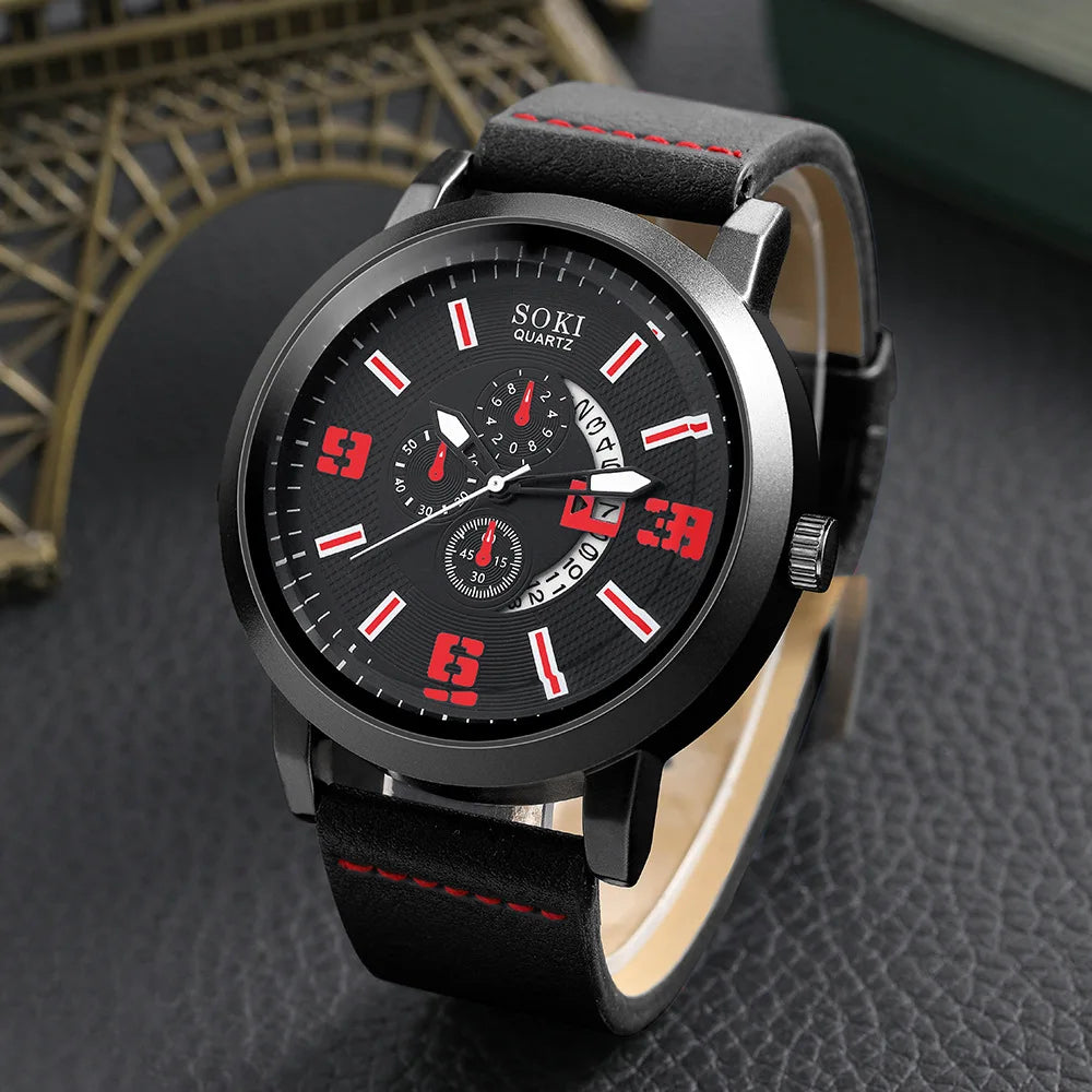 Montre Homme SOKI Avec coffret et bracelet