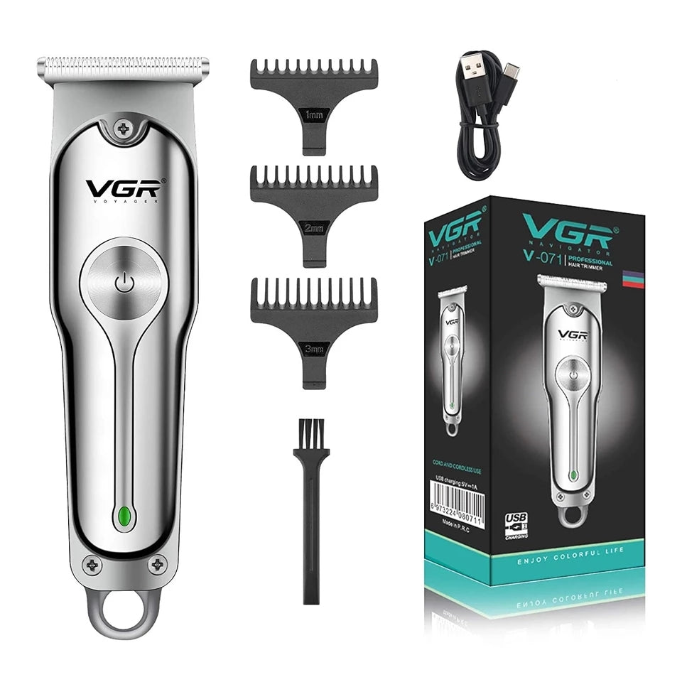 Tondeuse Slim Rechargeable VGR V-071  + cape (drap de coiffure) offerte