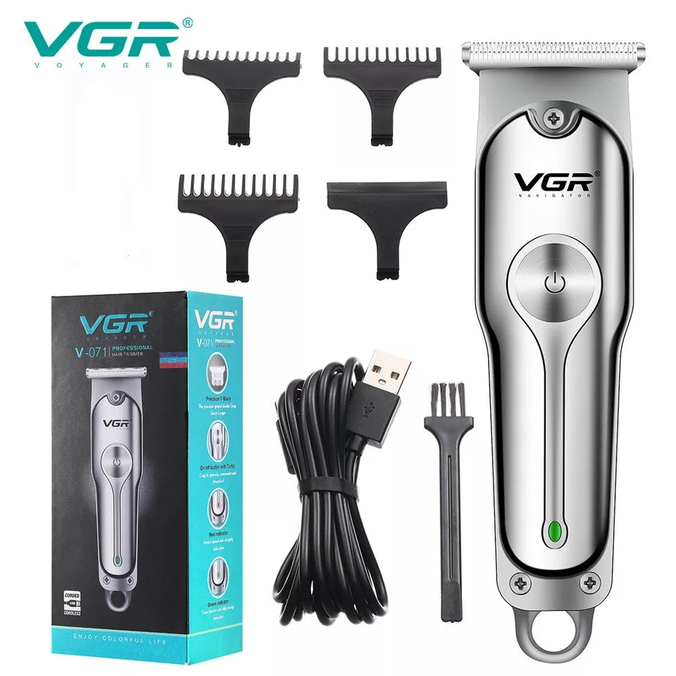 Tondeuse Slim Rechargeable VGR V-071  + cape (drap de coiffure) offerte