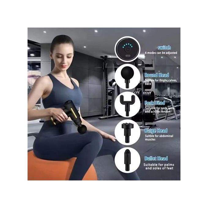 Pistolet de Massage Musculaire – Soulagez vos douleurs en quelques minutes