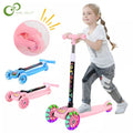 Trottinette pour enfant de 2 à 6 ans disponible en rose ou bleu