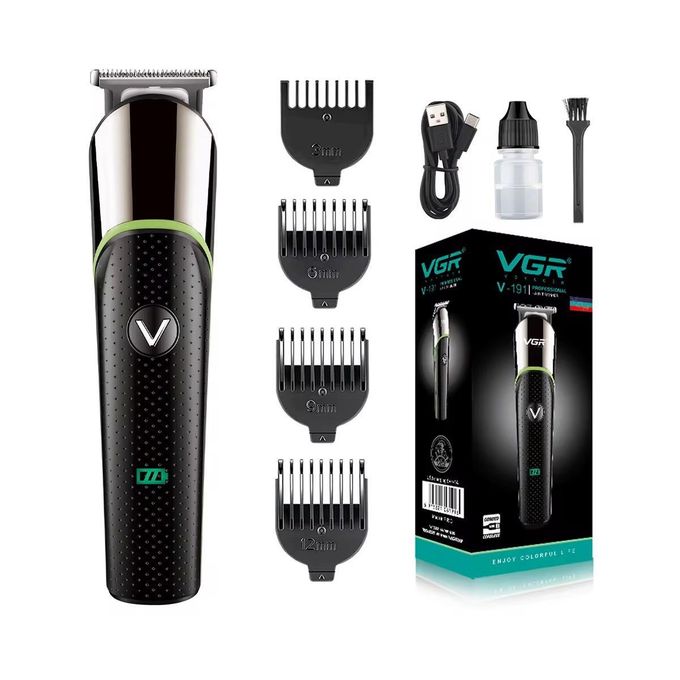 Tondeuse rasoir de finition VGR V-191 Rechargeable + Cape de Coiffure Offerte