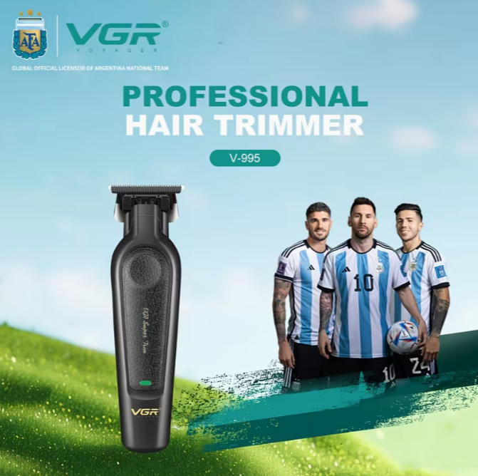 Tondeuse Professionnelle VGR V-995 Rechargeable USB + Cape de Coiffure (drap de coiffure) Offerte 🎁